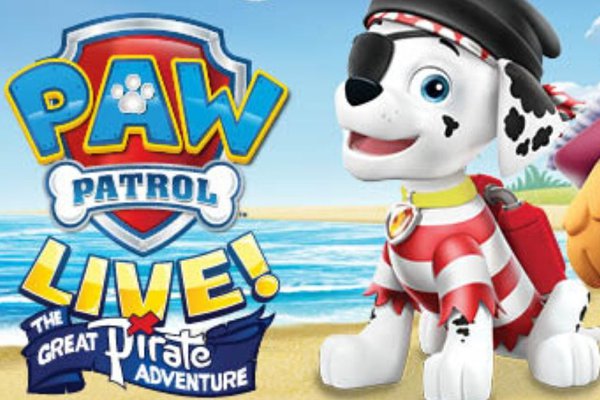 Paw Patrol Live Jan 17-19, 2020